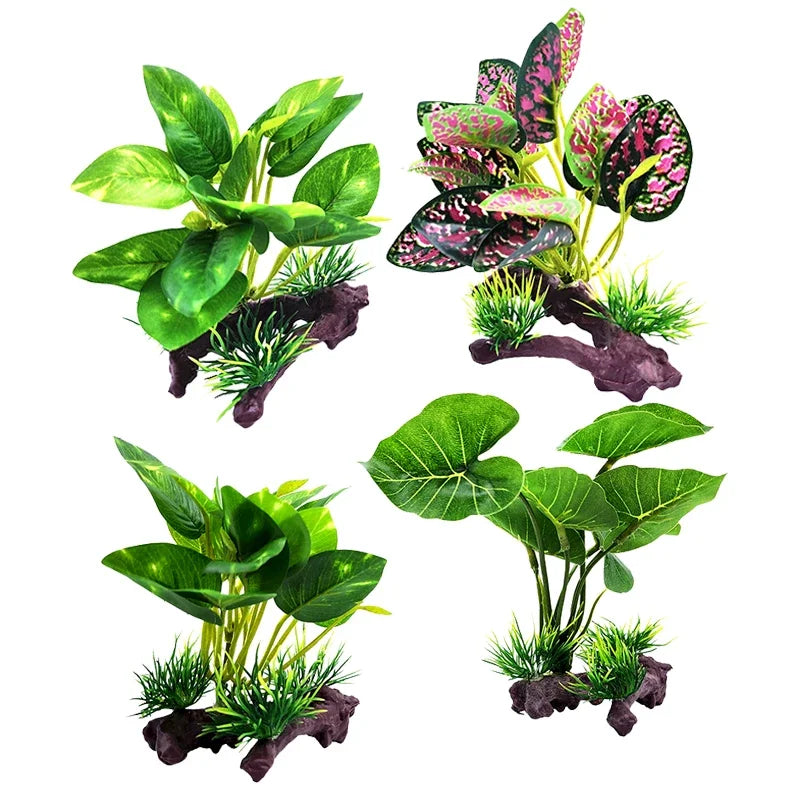 Grama Subaquática Artificial para decoração de Aquário